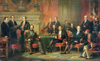 Der Kongress von Paris, 25. Februar bis 30. März 1856 von Edouard Louis Dubufe